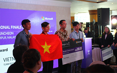 Kết thúc Imagine Cup 2018, vòng Chung kết Khu vực Châu Á: Đại học Duy Tân Vinh dự nhận Giải 
