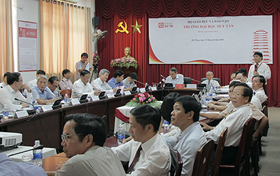 Bí thư Thành ủy Đà Nẵng đến thăm và làm việc với Đại học Duy Tân
