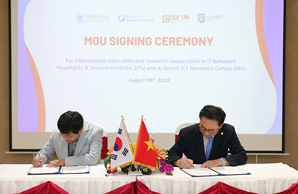 Lễ ký kết MOU giữa Đại học Duy Tân với Đại học Dong-Eui, Hàn Quốc