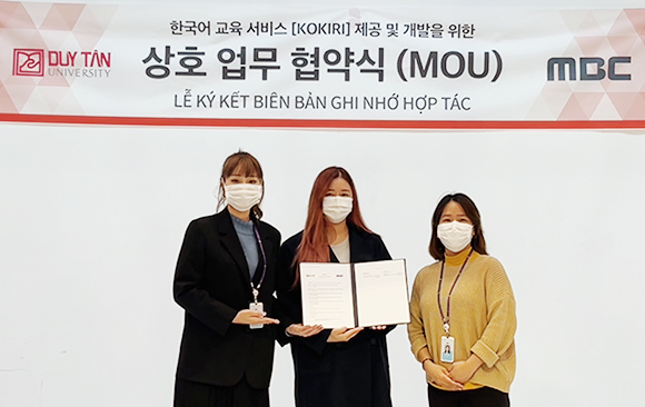 Đại học Duy Tân Ký kết Hợp tác với Đài Truyền hình MBC (Hàn Quốc) nâng cao Chất lượng Đào tạo tiếng Hàn