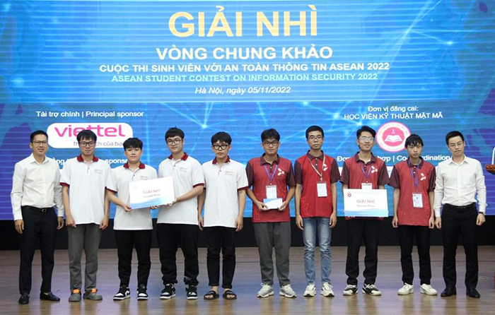 SV Duy Tân đứng Nhì Cuộc thi 'Sinh viên với An toàn Thông tin ASEAN 2022'