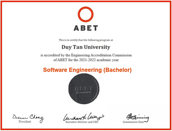 Học Công nghệ Thông tin ở ĐH Duy Tân với các Chương trình đạt Kiểm định ABET