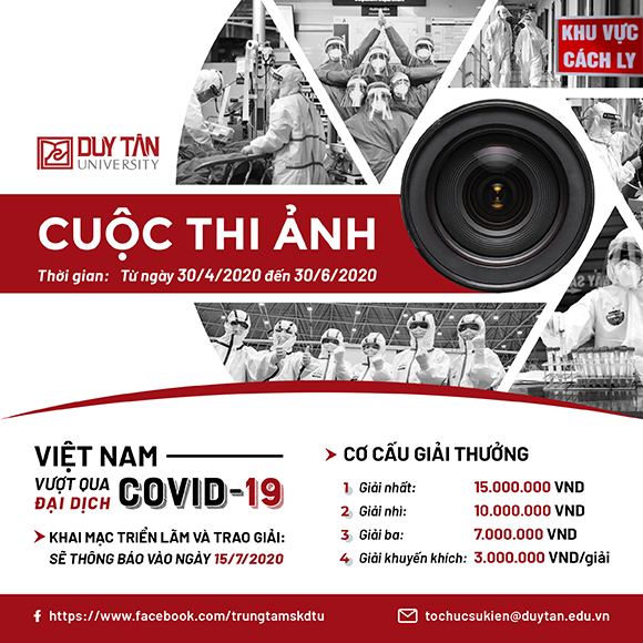 Đại học Duy Tân tổ chức Cuộc thi Ảnh “Việt Nam vượt qua đại dịch Covid - 19”