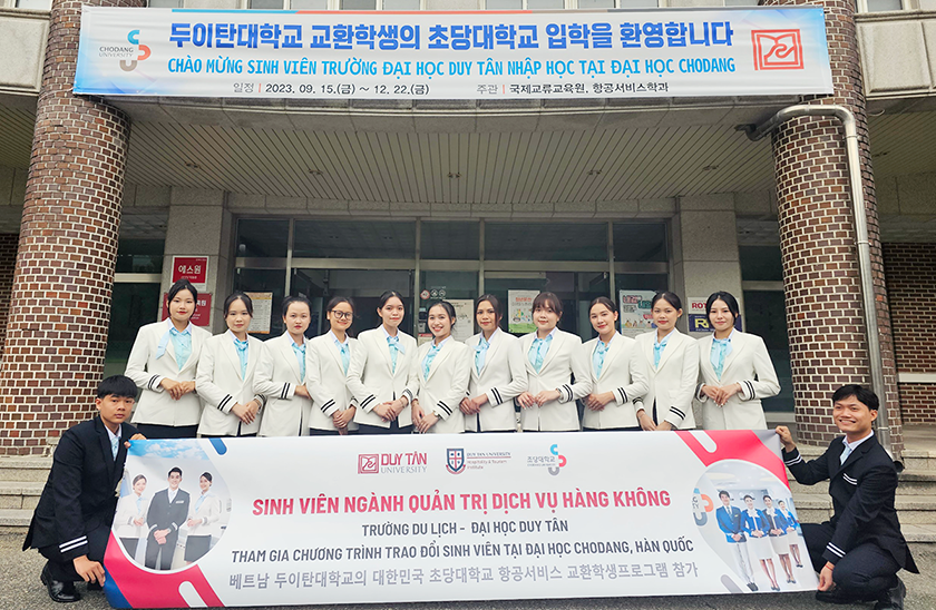 Sinh viên Quản trị Dịch vụ Hàng không ĐH Duy Tân với Học kỳ Trao đổi tại Hàn Quốc