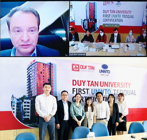 ĐH Duy Tân - Trường đầu tiên của Việt Nam đạt Kiểm định UNWTO TedQual cho Du lịch