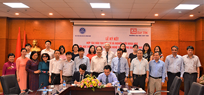 Đại học Duy Tân hợp tác với Học viện Khoa học và Công nghệ Đào tạo Tiến sĩ
