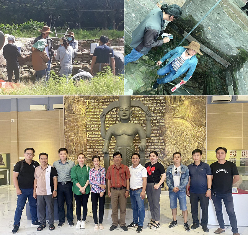 Nhóm nghiên cứu của ĐH Duy Tân tham gia đồng chủ trì một công bố quốc tế về khảo cổ Óc Eo Nc1-62