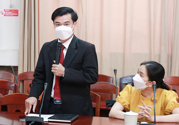 Trường Đại học Khoa học Xã hội và Nhân văn, Tp. Hồ Chí Minh đến thăm và làm việc tại Đại học Duy Tân Nv1-6