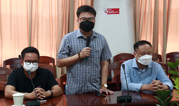 Trường Đại học Khoa học Xã hội và Nhân văn, Tp. Hồ Chí Minh đến thăm và làm việc tại Đại học Duy Tân Nv3-34