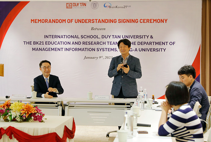 Trường Đào tạo Quốc, Đại học Duy Tân ký kết MOU với Khoa Hệ thống Thông tin Quản lý, Đại học Dong-A