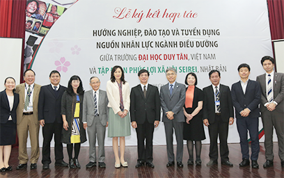Duy Tân Ký kết Đào tạo Nhân lực Điều dưỡng với Tập đoàn Phúc lợi Xã hội Seirei