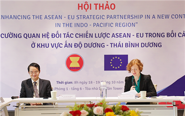 Hội thảo Tăng cường Quan hệ Đối tác Chiến lược ASEAN-EU trong bối cảnh mới ở khu vực Ấn Độ Dương-Thái Bình Dương