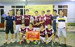 DTU Vô địch giải Bóng đá “WIMESH CUP lần II năm 2016”