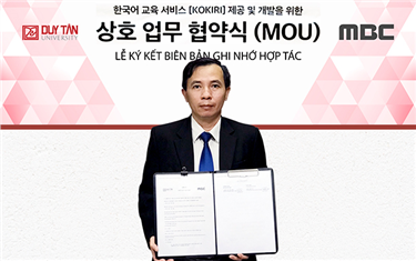 Đại học Duy Tân Ký kết Hợp tác với Đài Truyền hình MBC (Hàn Quốc) nâng cao Chất lượng Đào tạo tiếng Hàn