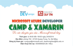 Sự kiện Đặc biệt “Microsoft Azure Developer Camp & Xamarin” tại DTU