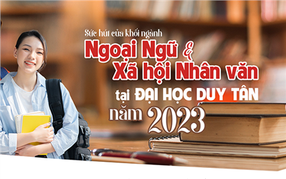 Sức hút của khối ngành Ngoại ngữ và Xã hội Nhân văn tại ĐH Duy Tân năm 2023