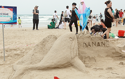 The 2023 Sand Sculpture Contest on the East Sea Park Beach