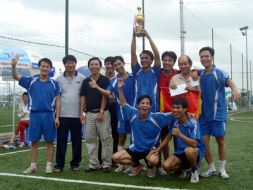 Kết thúc giải bóng đá Mini nam truyền thống Đại học Duy Tân 2009