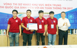 Sinh viên Duy Tân vô địch An toàn Thông tin miền Trung 2017