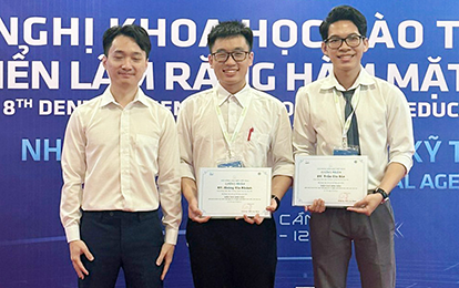 Sinh viên Duy Tân giành giải Nhì tại Hội nghị về Nha khoa trong Thời đại Kỹ thuật Số