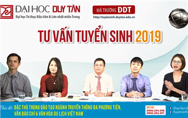 Tư vấn Tuyển sinh - Livestream số 9: Chủ đề “Đặc thù trong Đào tạo ngành Truyền thông Đa phương tiện, Văn Báo chí & Văn hóa Du lịch Việt Nam”
