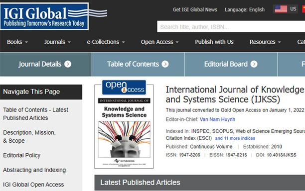 One more DTU journal in ESCI and Scopus Index
