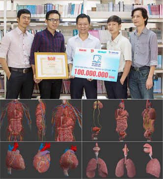 Nhân tài Đất Việt 2017 vinh danh ĐH Duy Tân với Ứng dụng 3D trong Y học