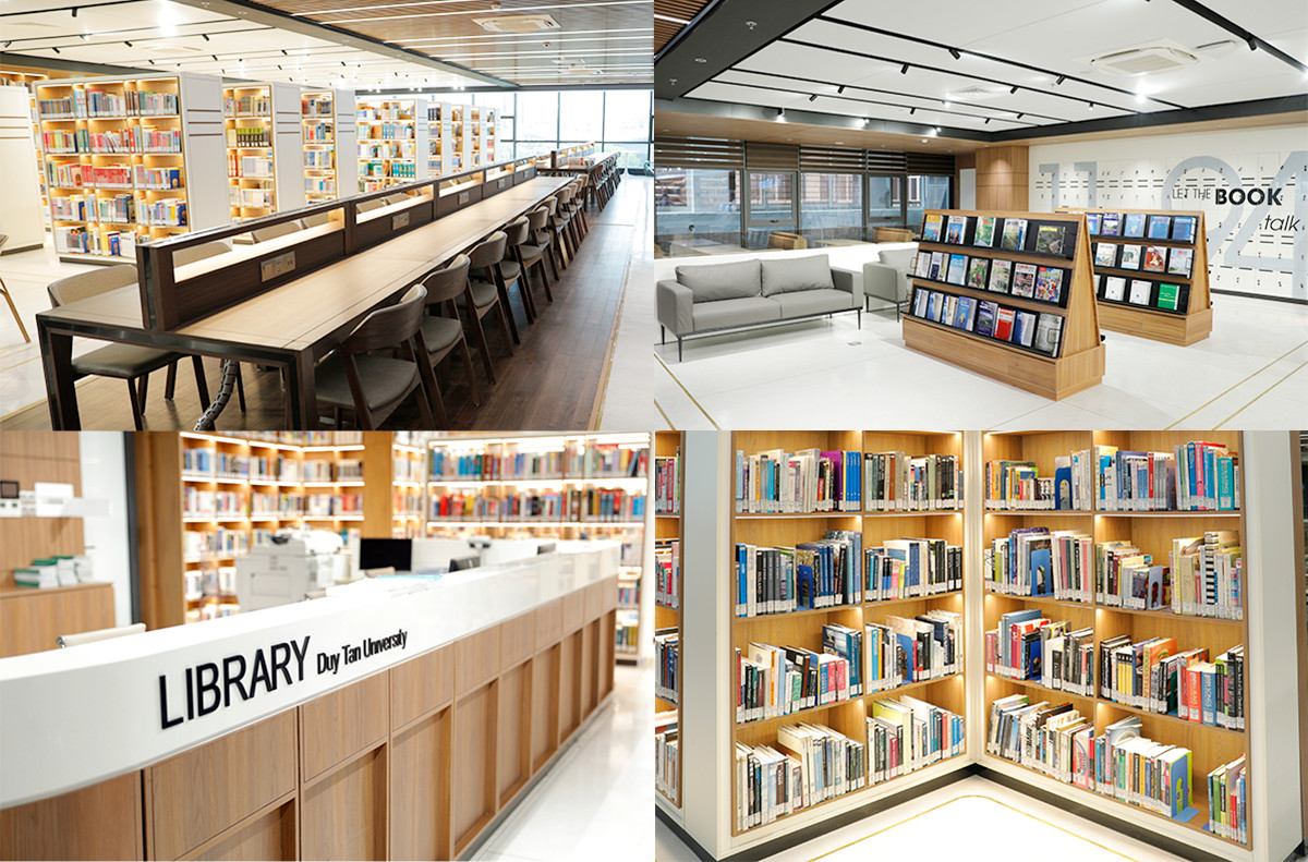 Thư viện hiện đại của ĐH Duy Tân