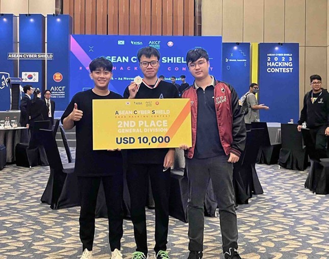 Sinh viên Duy Tân giành giải Nhì Cuộc thi ASEAN Cyber Shield 2023 ở Jakarta, Indonesia với phần thưởng US$10,000