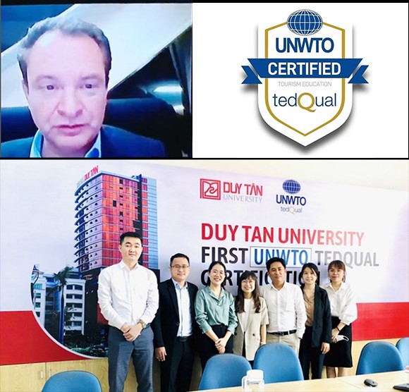 UNWTO công nhận 2 chương trình đào tạo của DTU: Quản trị khách sạn quốc tế, và Quản trị nhà hàng quốc tế đạt chuẩn kiểm định TedQual